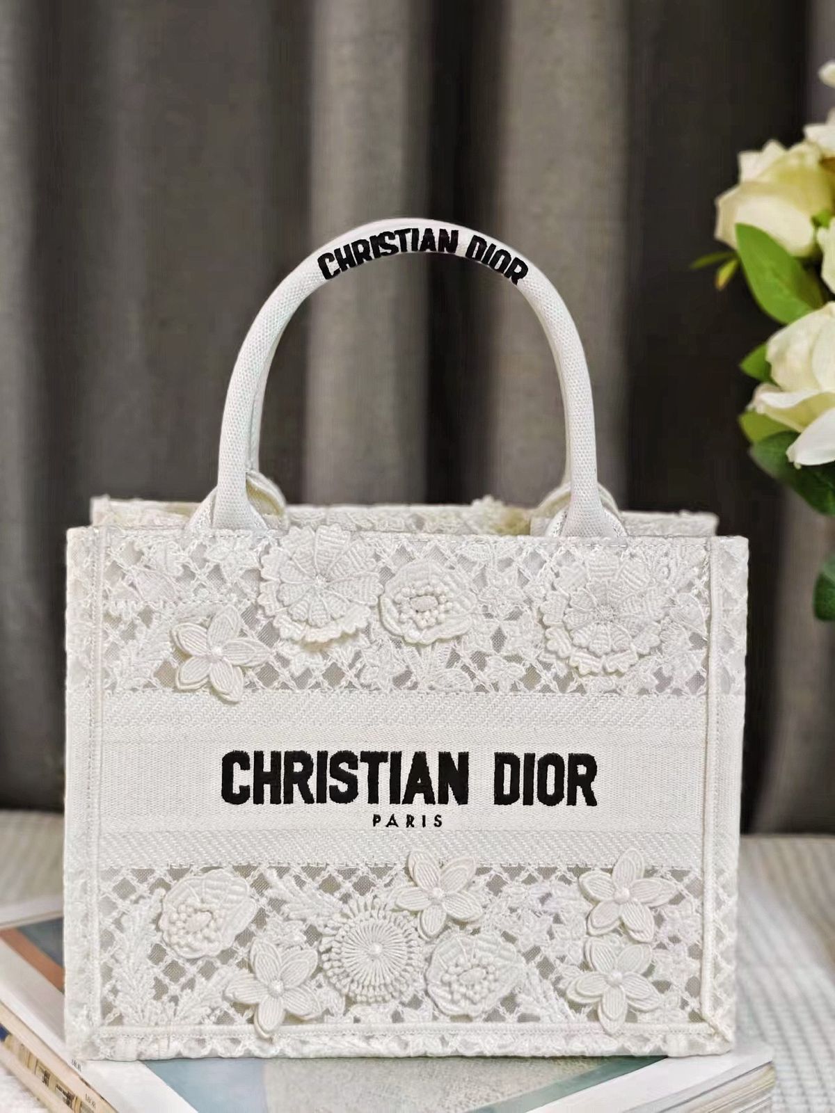 dior book tote