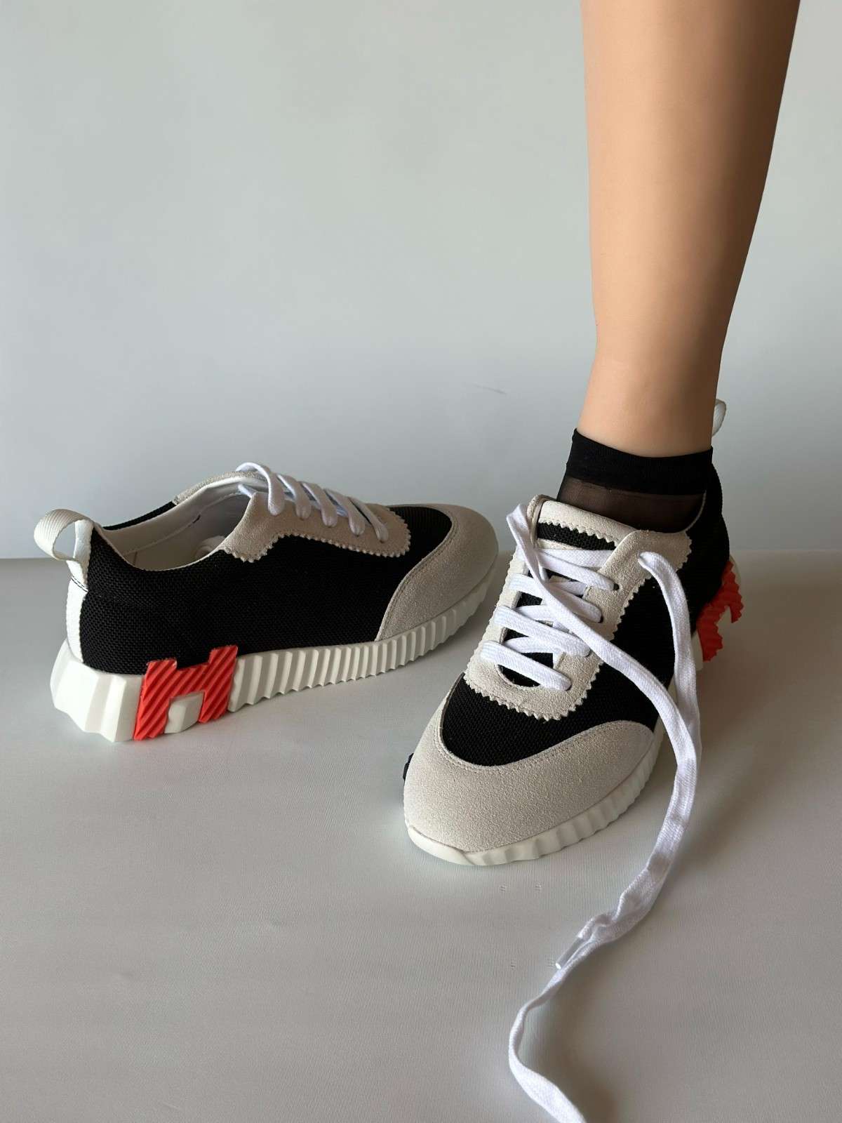 hermes bouncing sneaker women's