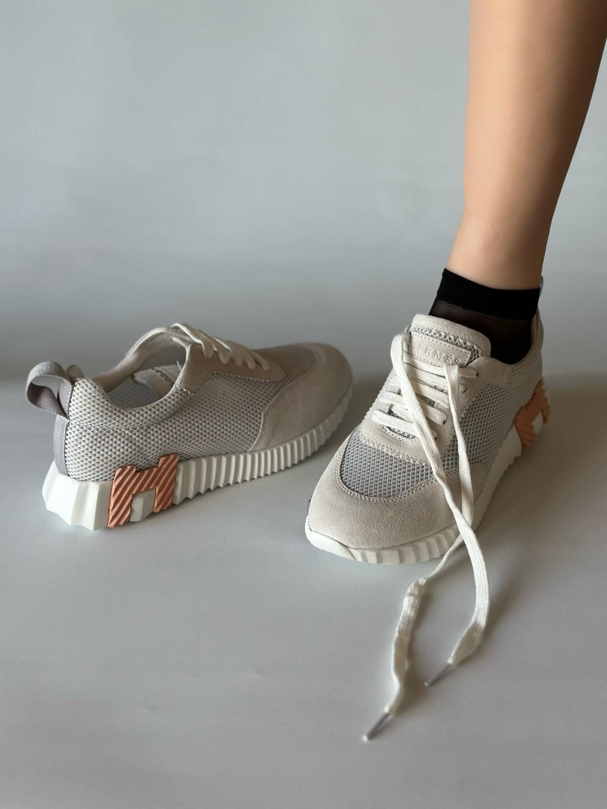 hermes bouncing sneaker women's