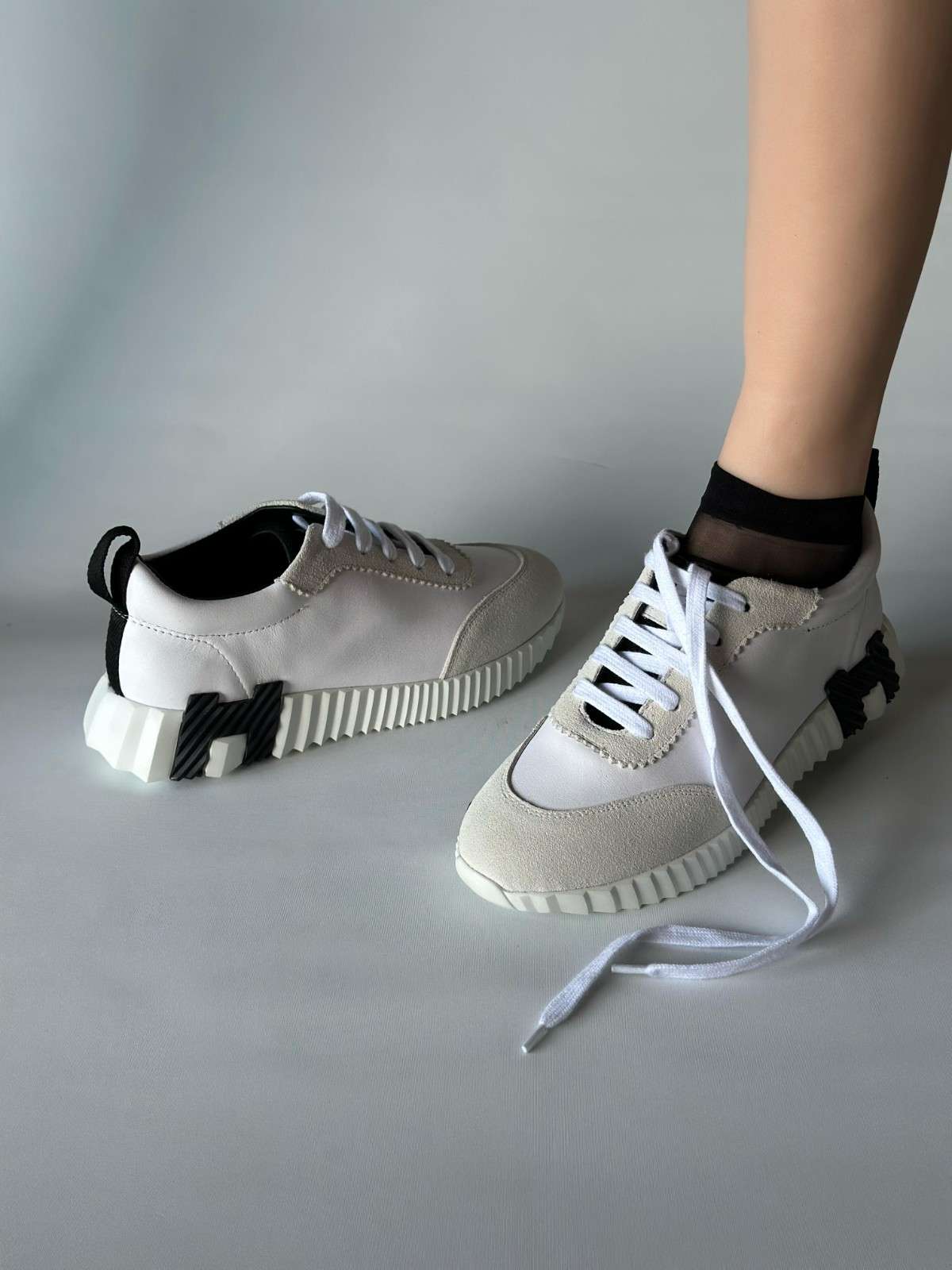 hermes bouncing sneaker women's