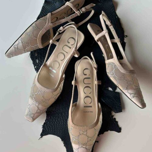 gucci double g heels