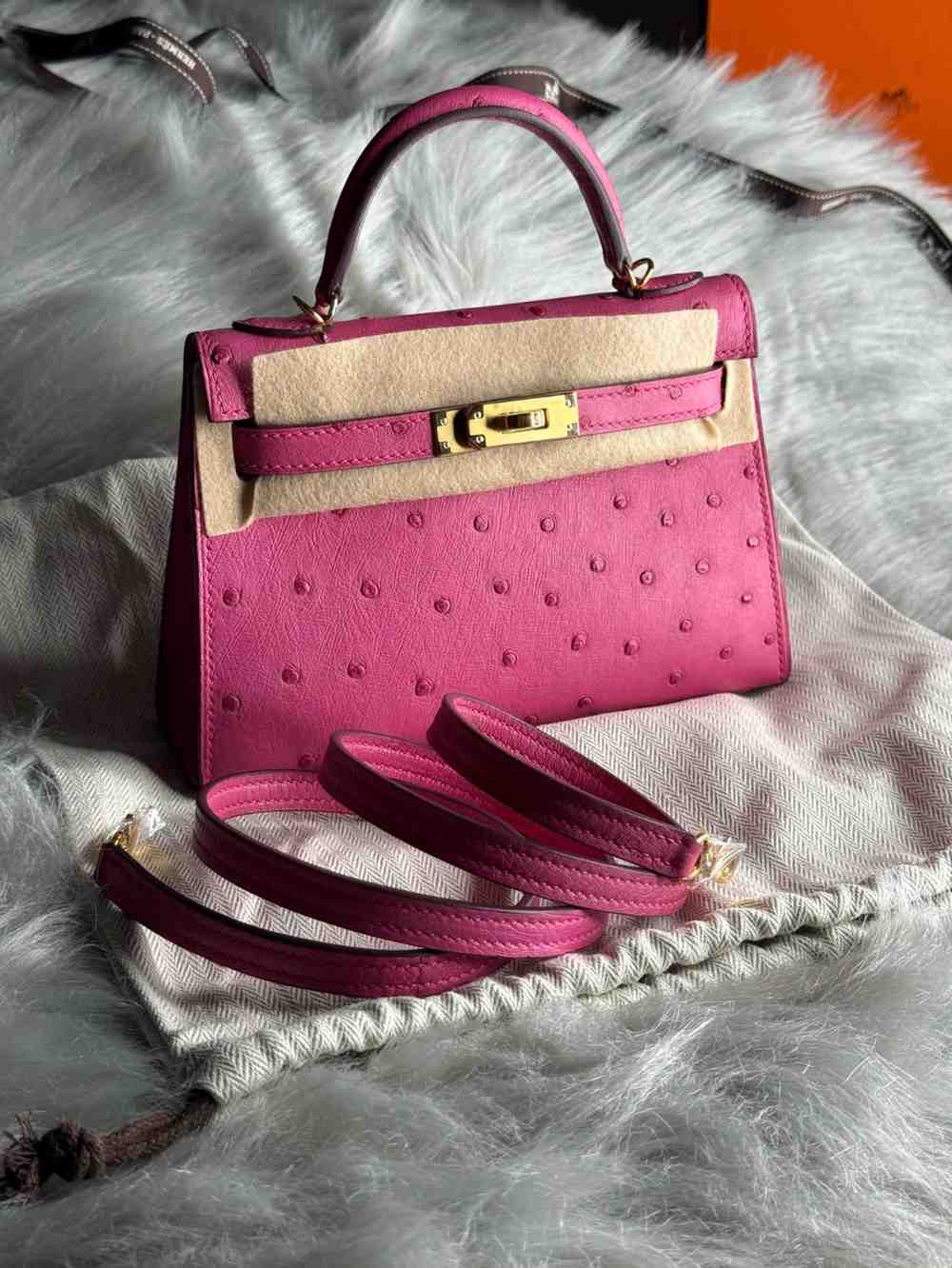 hermes kelly bag ostrich