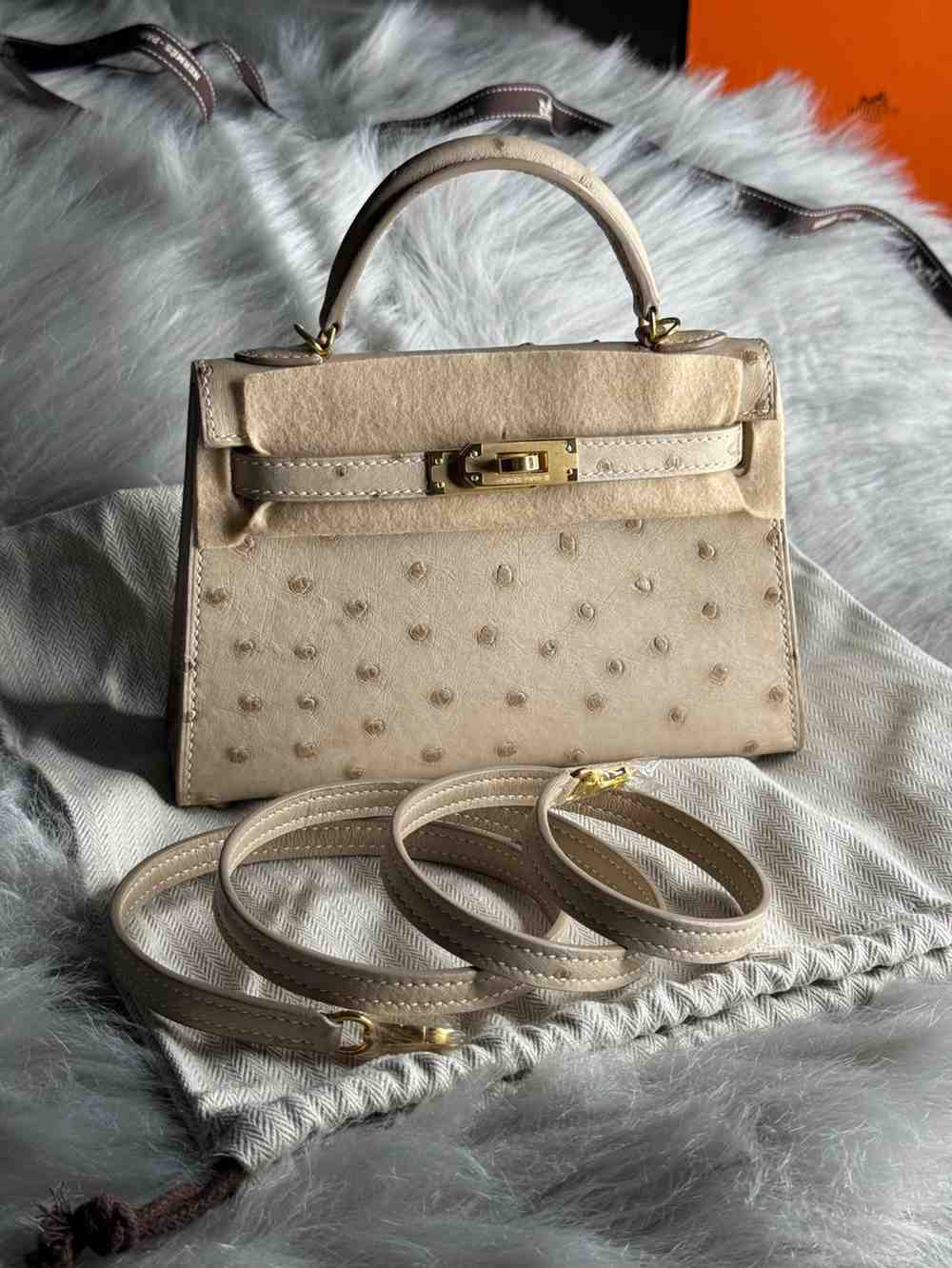 hermes kelly bag ostrich