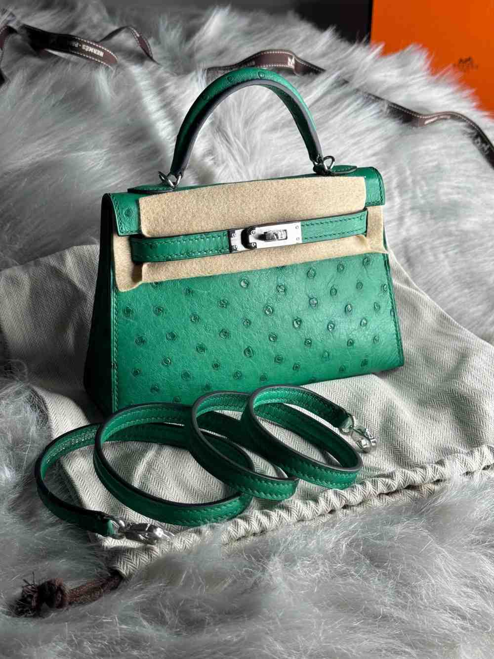 hermes kelly bag ostrich