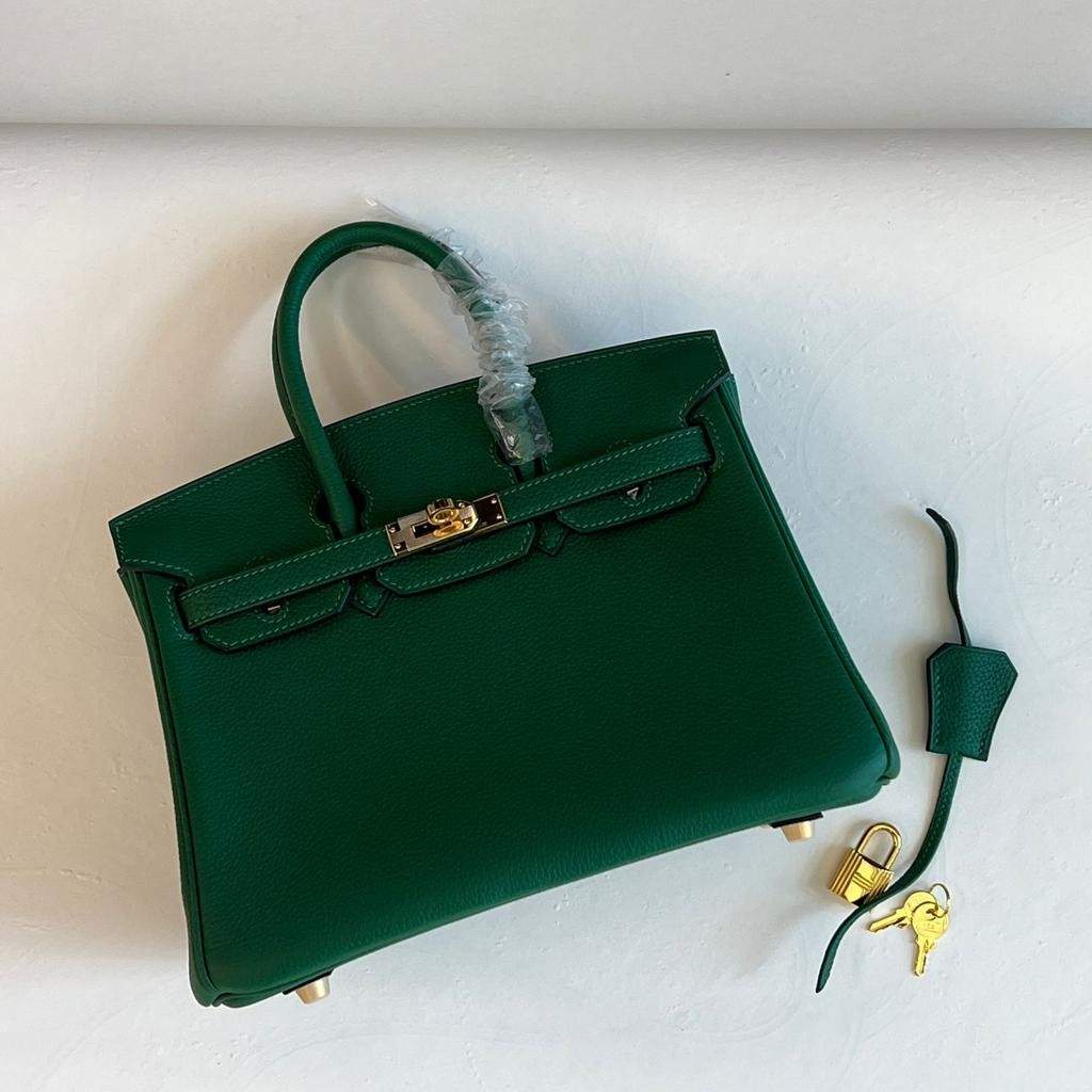 Hermes Birkin 25 Leather Handbag