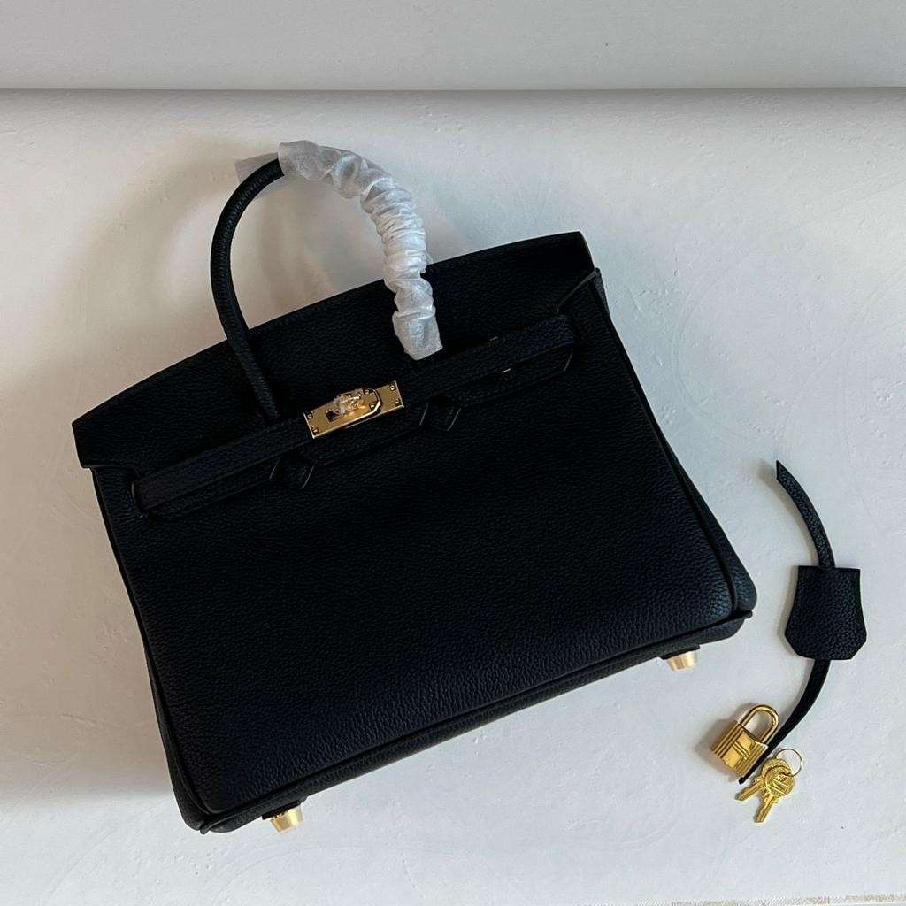 Hermes Birkin 25 Leather Handbag