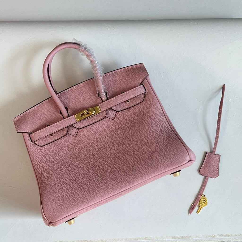 Hermes Birkin 25 Leather Handbag