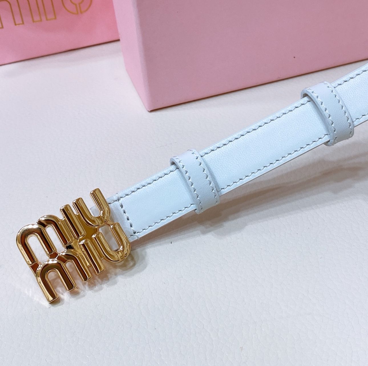 miu miu belt