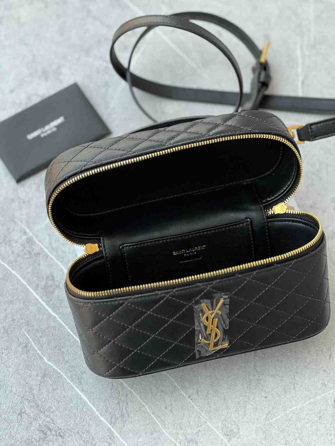 ysl gaby mini vanity bag in lambskin