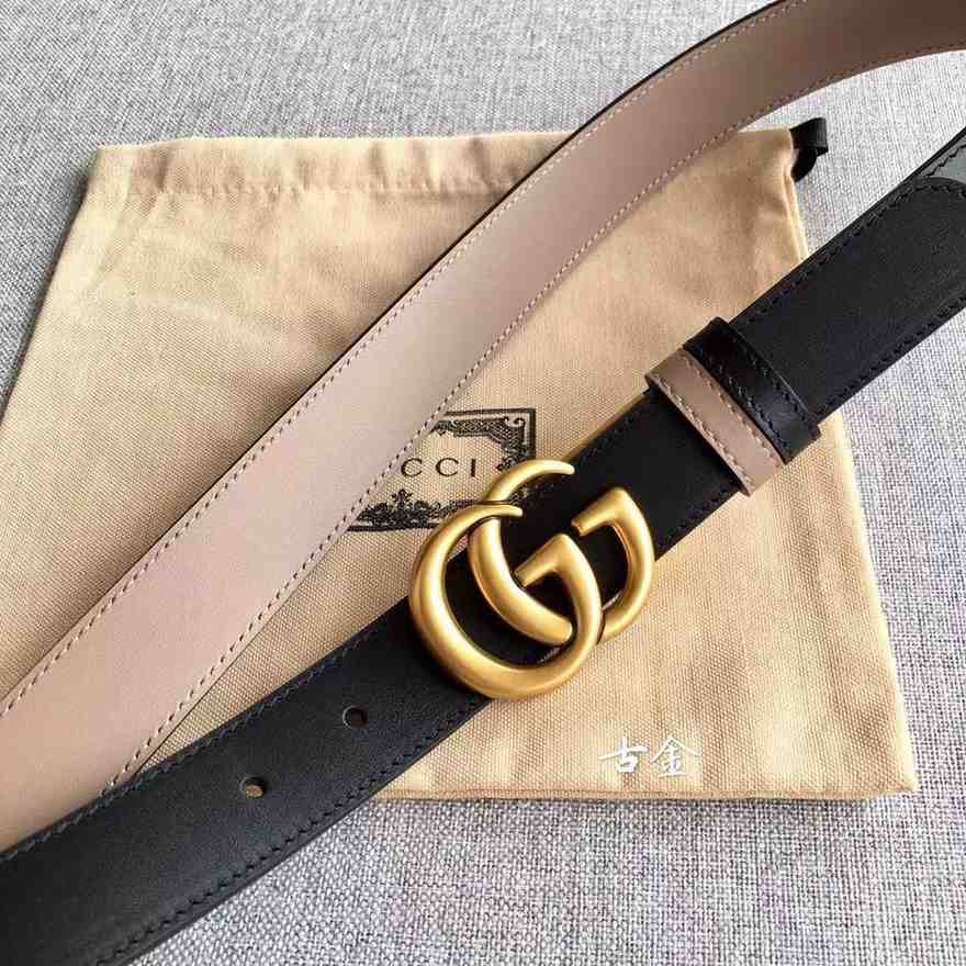 gucci gg marmont reversible thin belt
