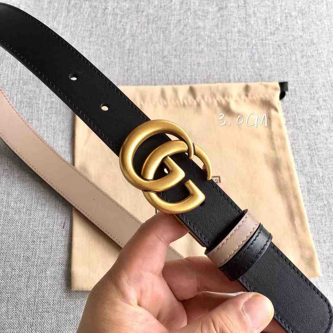 gucci gg marmont reversible thin belt