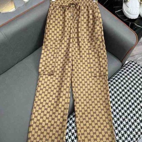 gucci gg canvas pants