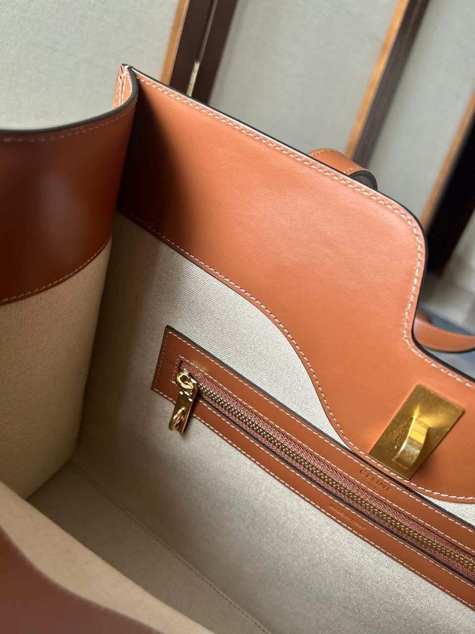 celine cabas 16 in smooth calfskin