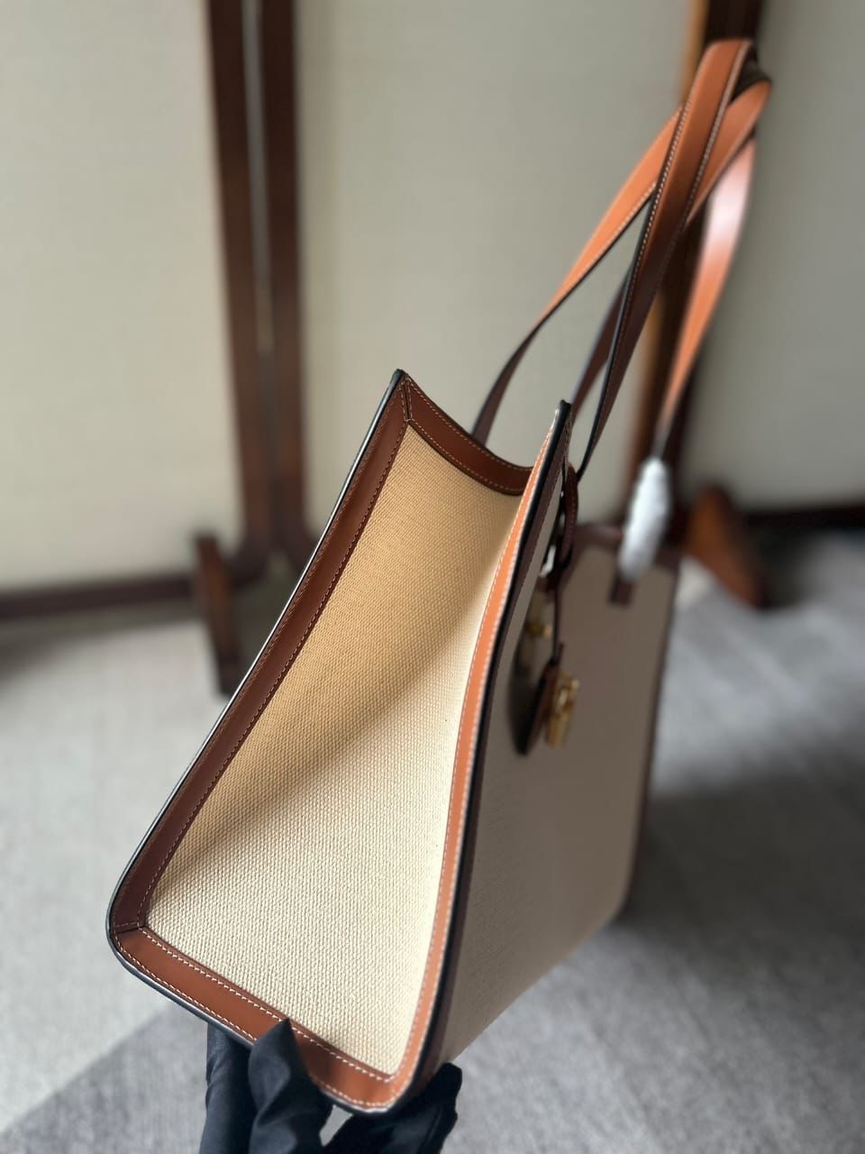 celine cabas 16 in smooth calfskin