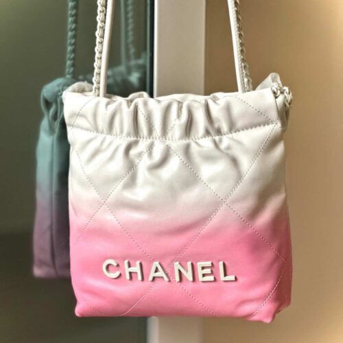 Bag Mini Quilted Shiny Calfskin