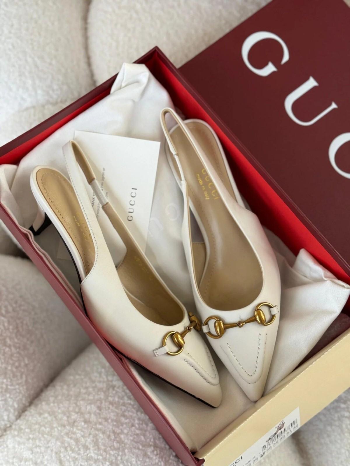 gucci horsebit slingback shoes