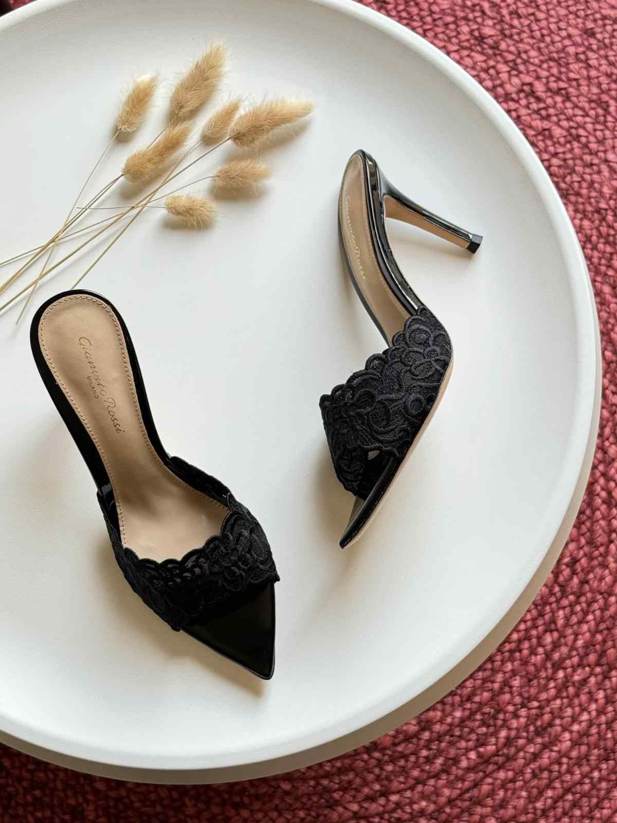 gianvito rossi lace heels