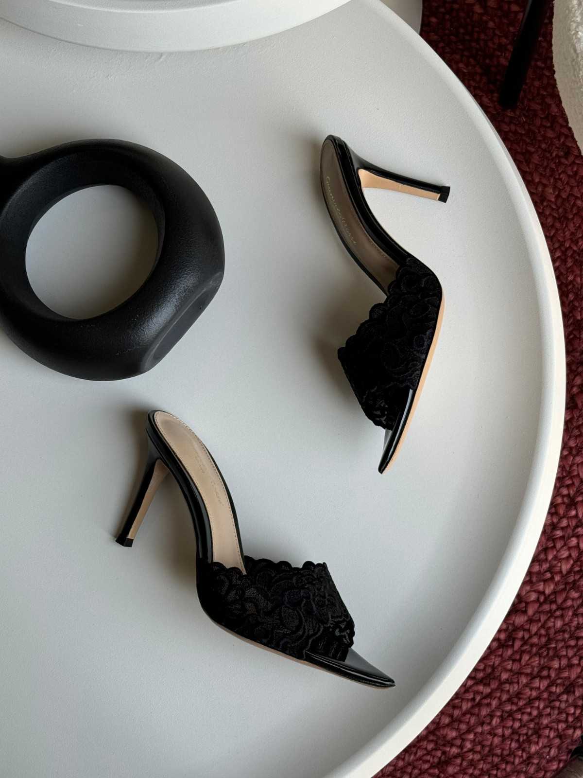 gianvito rossi lace heels