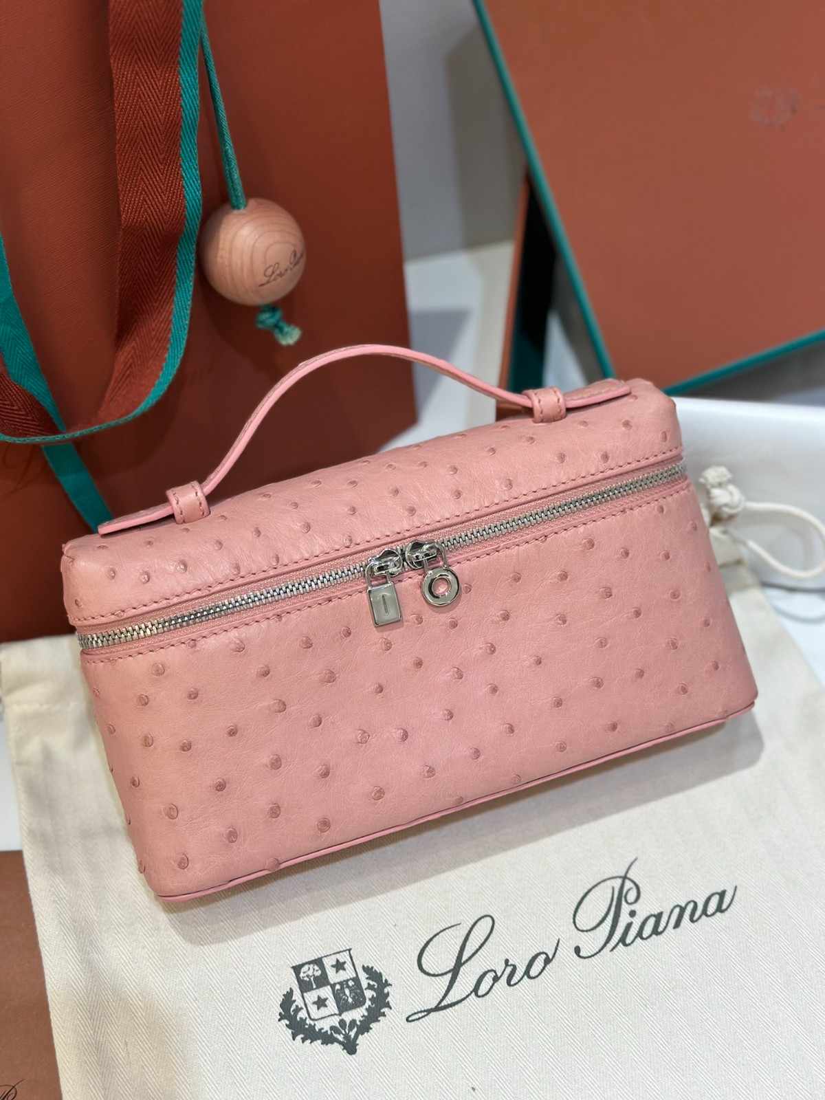 loro piana bags ostrich