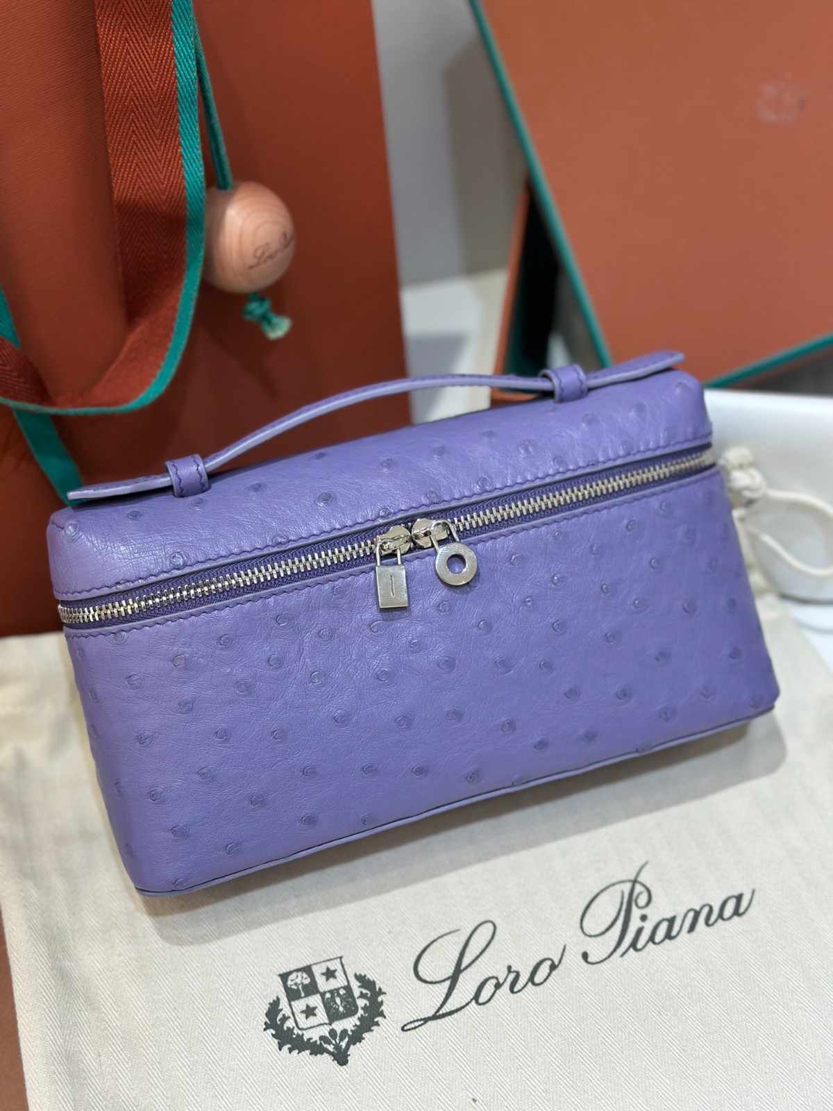 loro piana bags ostrich