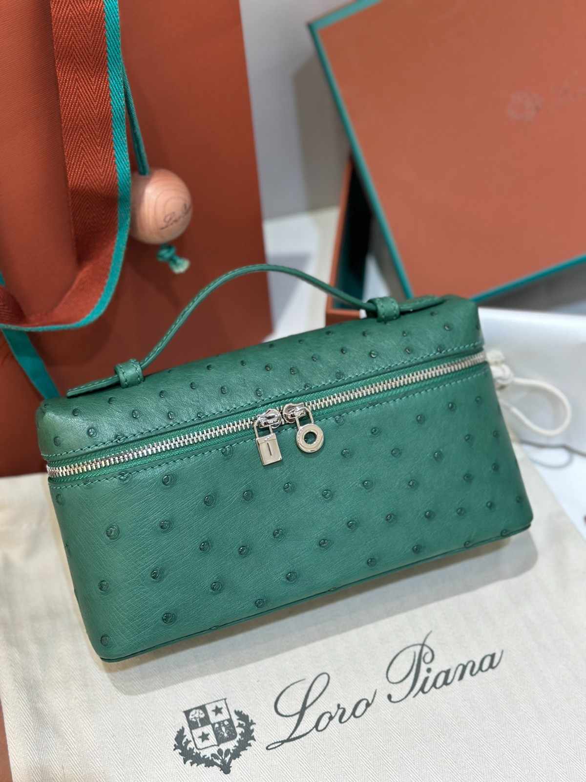 loro piana bags ostrich