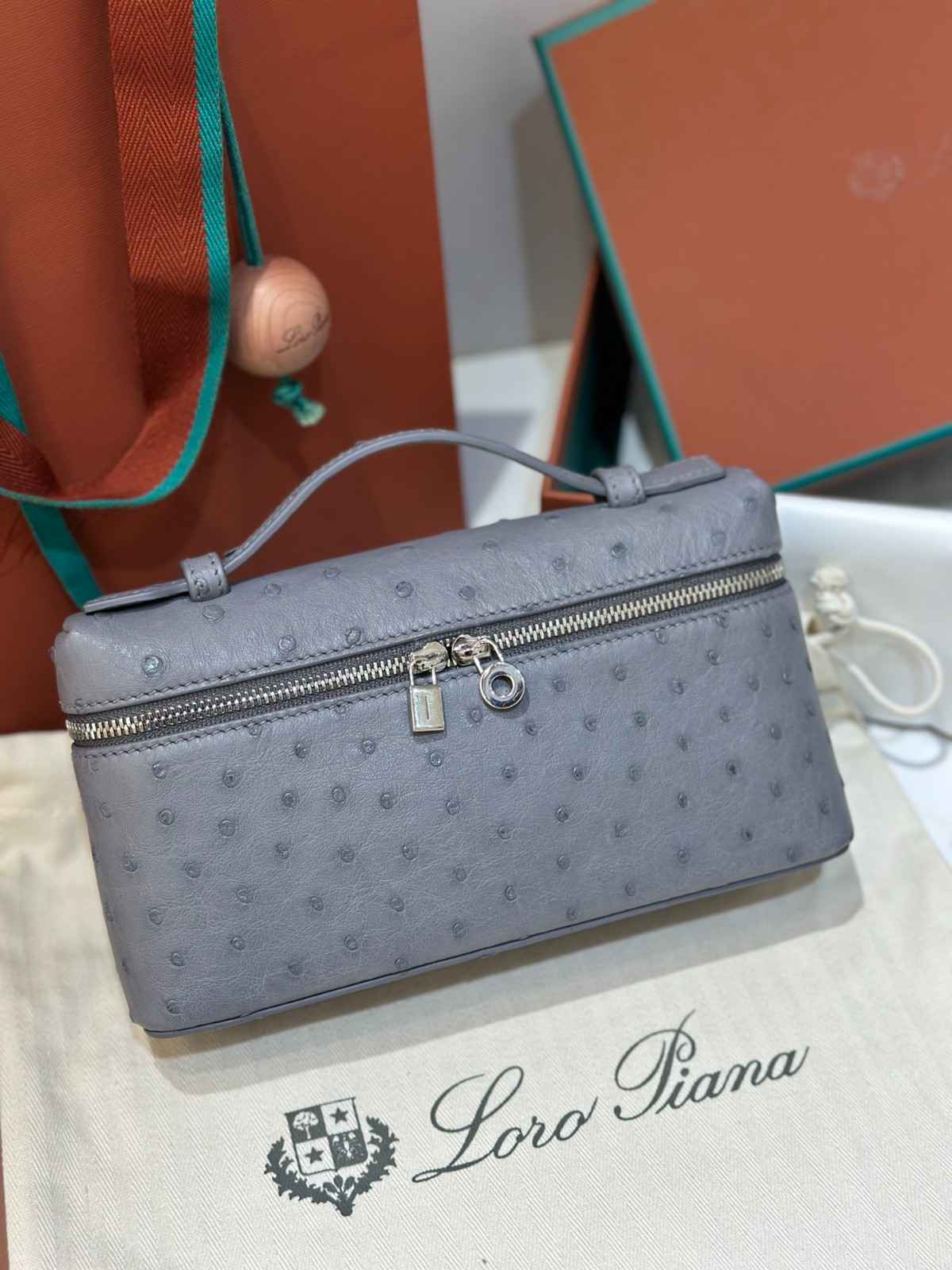 loro piana bags ostrich