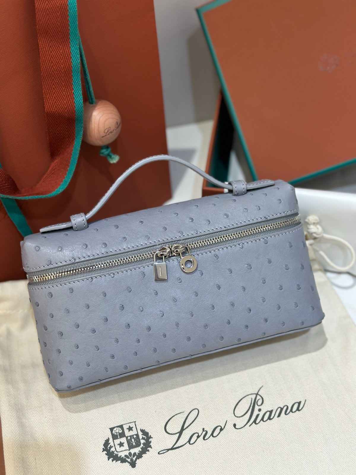 loro piana bags ostrich