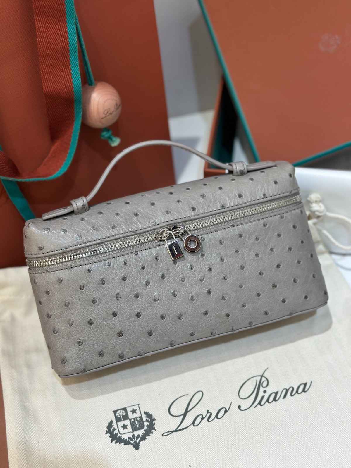 loro piana bags ostrich