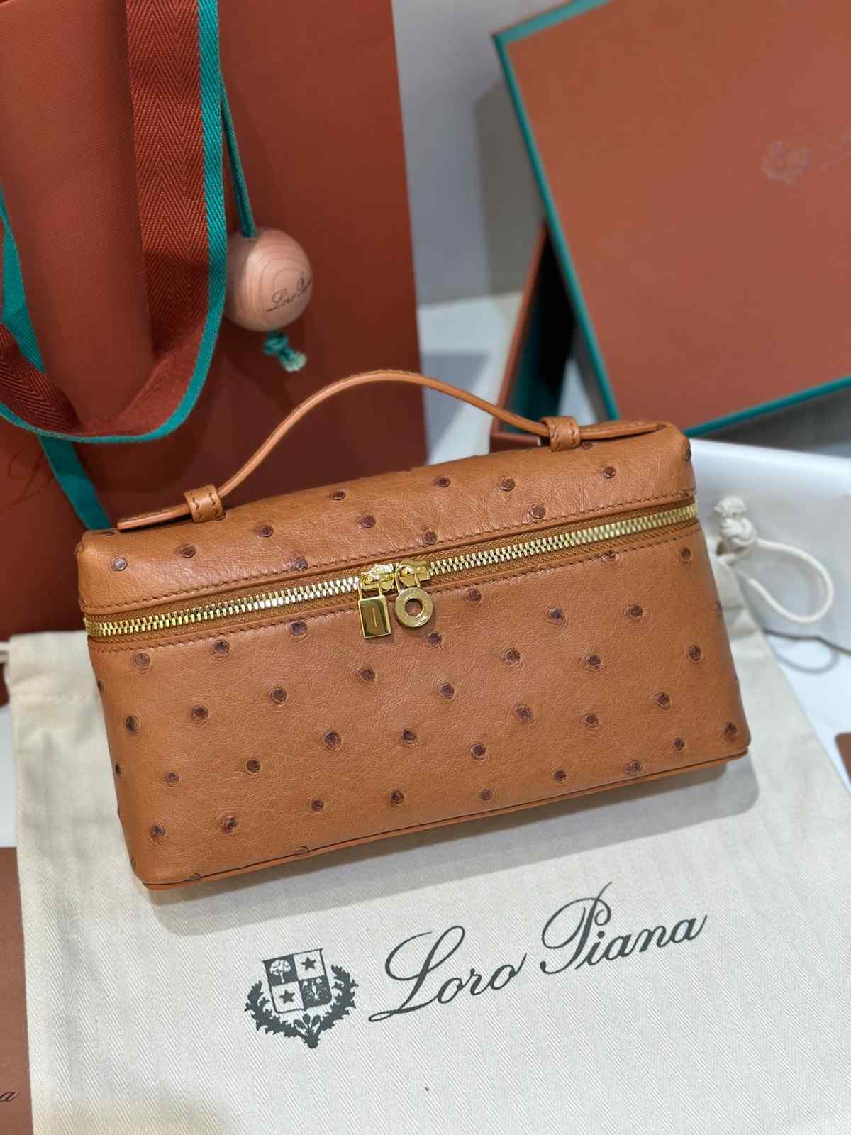 loro piana bags ostrich
