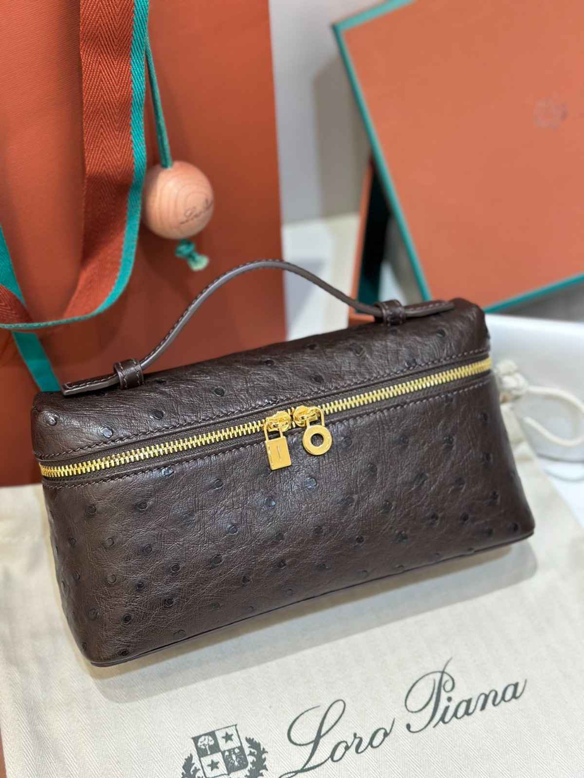 loro piana bags ostrich