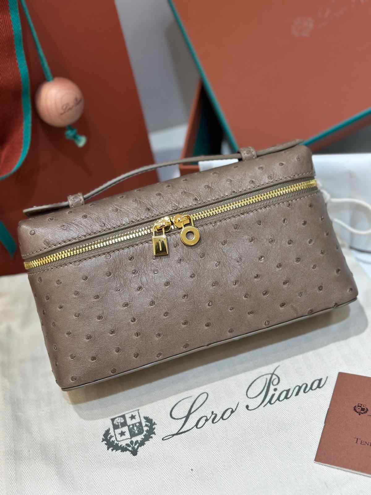 loro piana bags ostrich