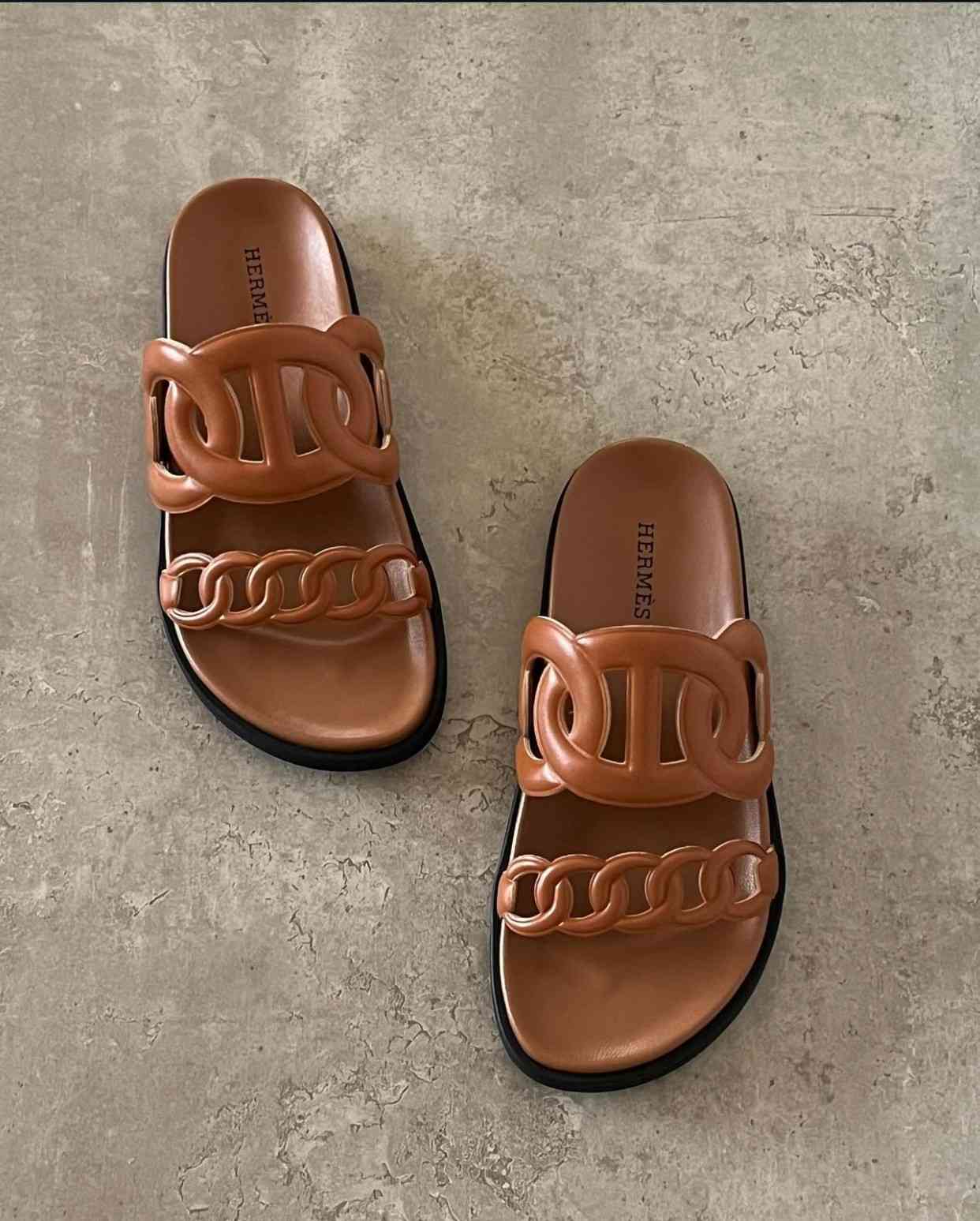 hermes extra sandals