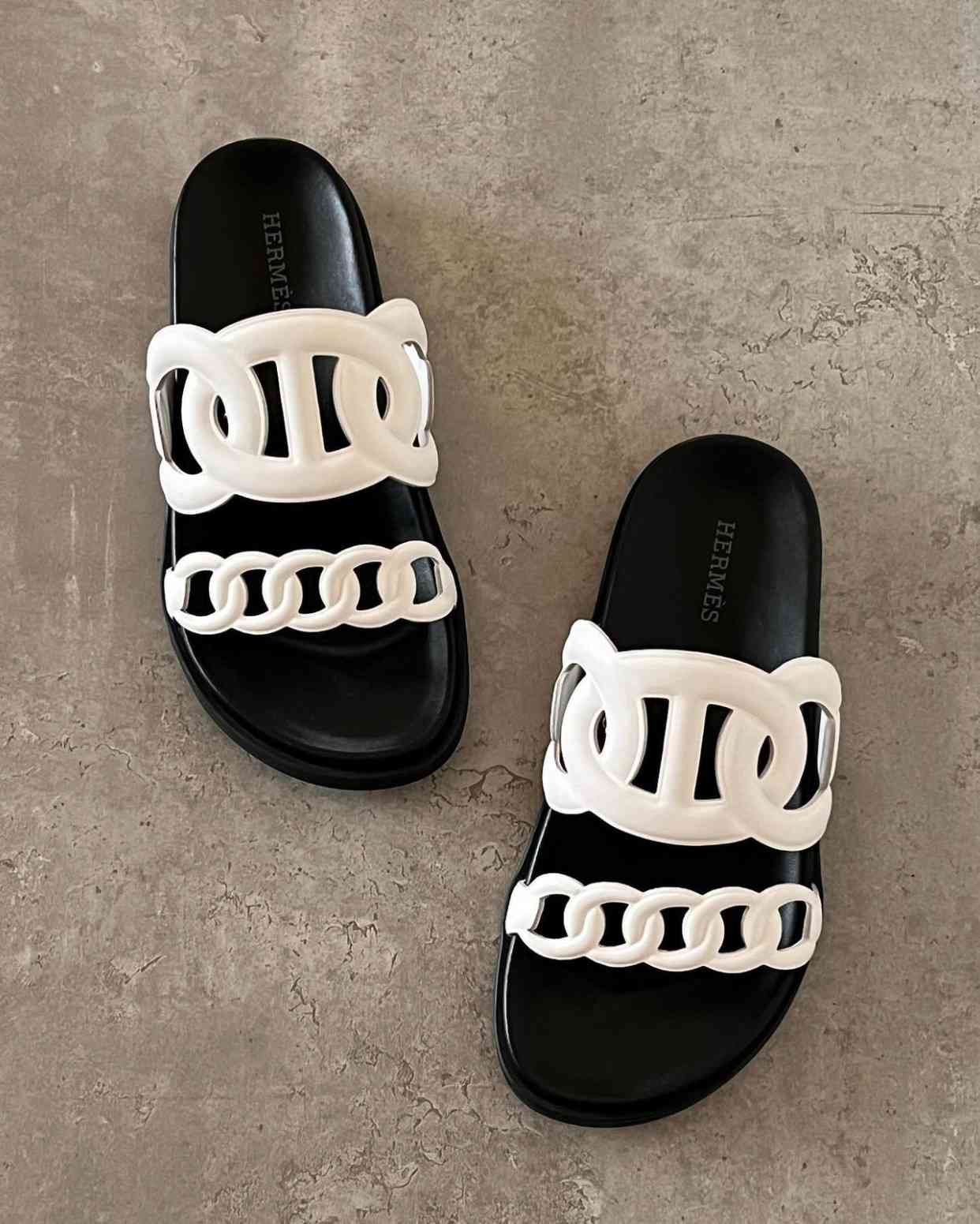hermes extra sandals