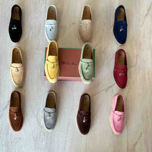 Suede Loafers Women