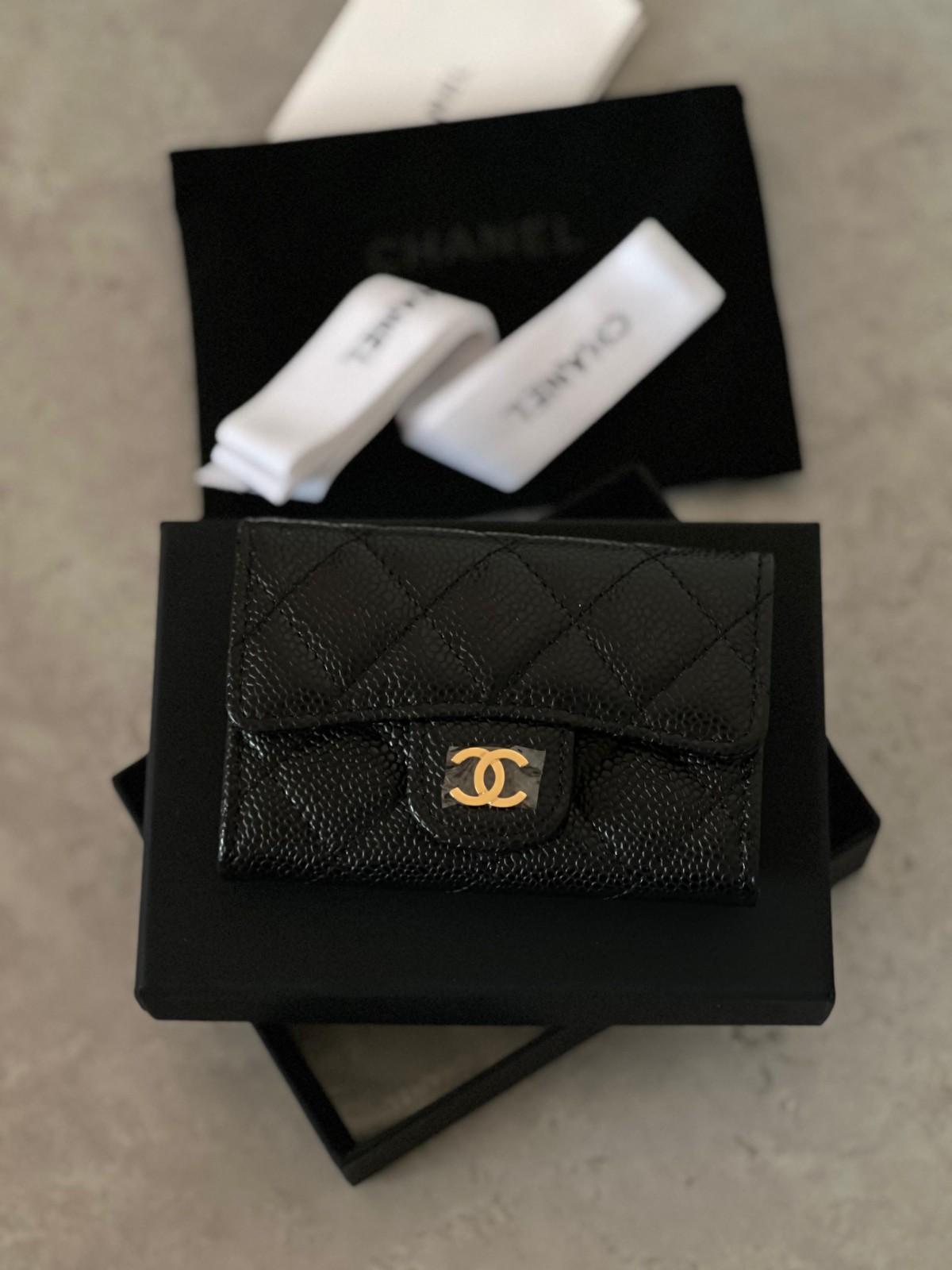 chanel classic flap card holder