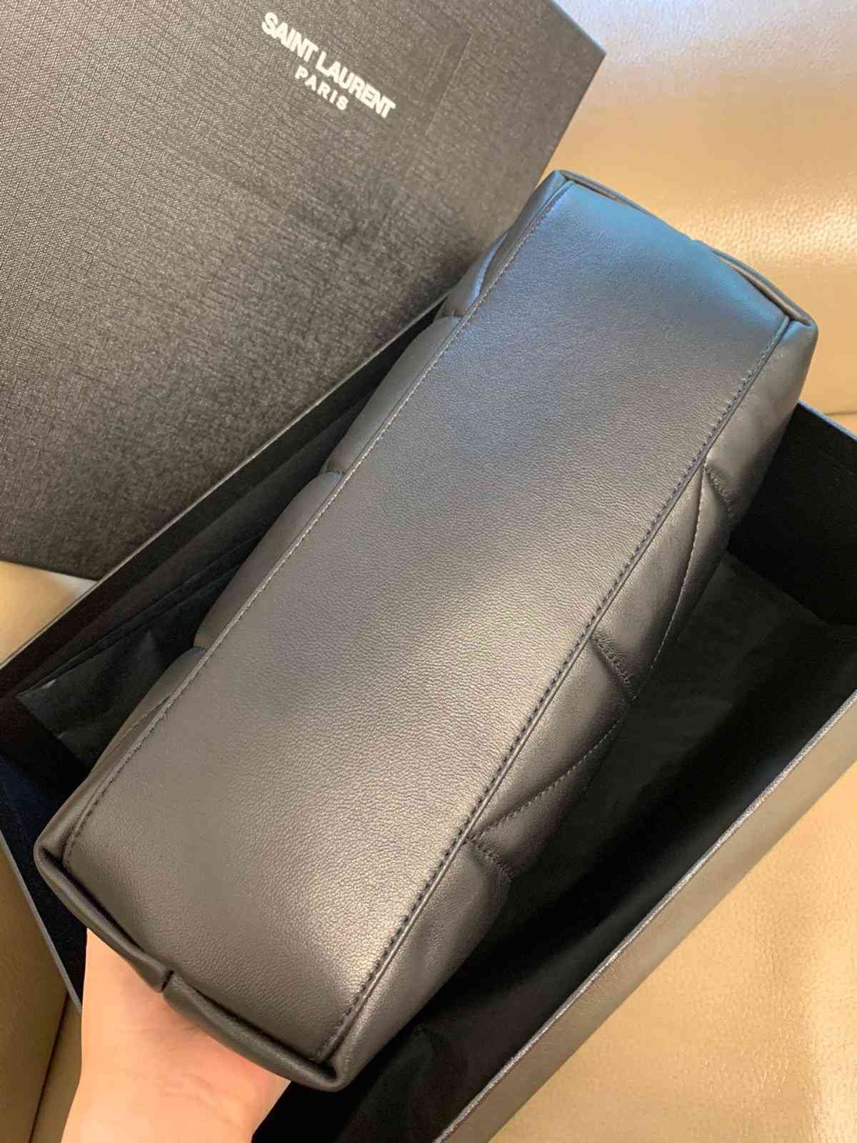 Ysl Loulou Puffer Small Bag In Black - Image 6