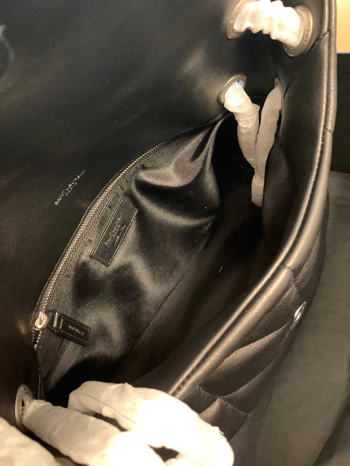 Ysl Loulou Puffer Small Bag In Black - Image 8