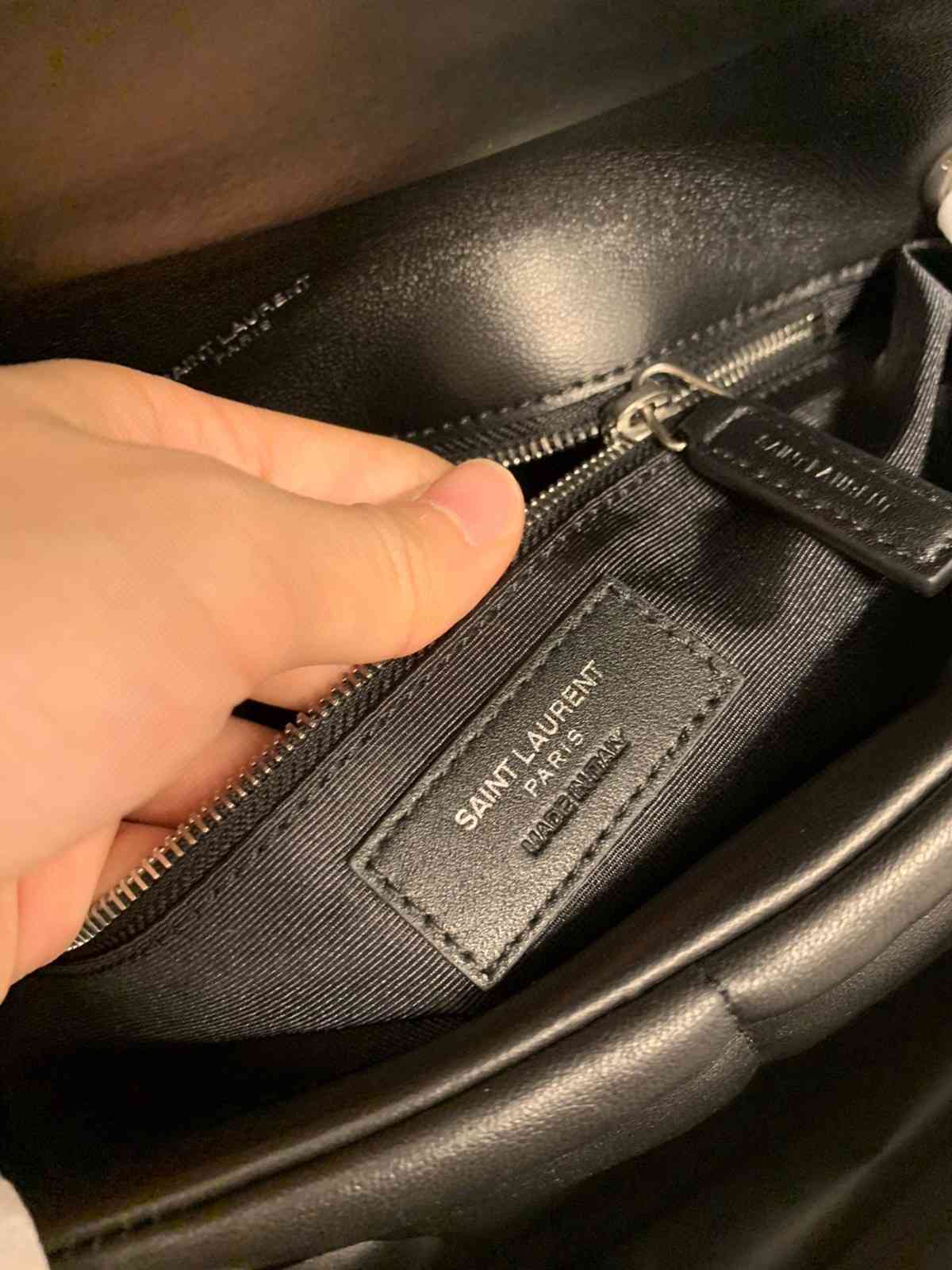 Ysl Loulou Puffer Small Bag In Black - Image 9