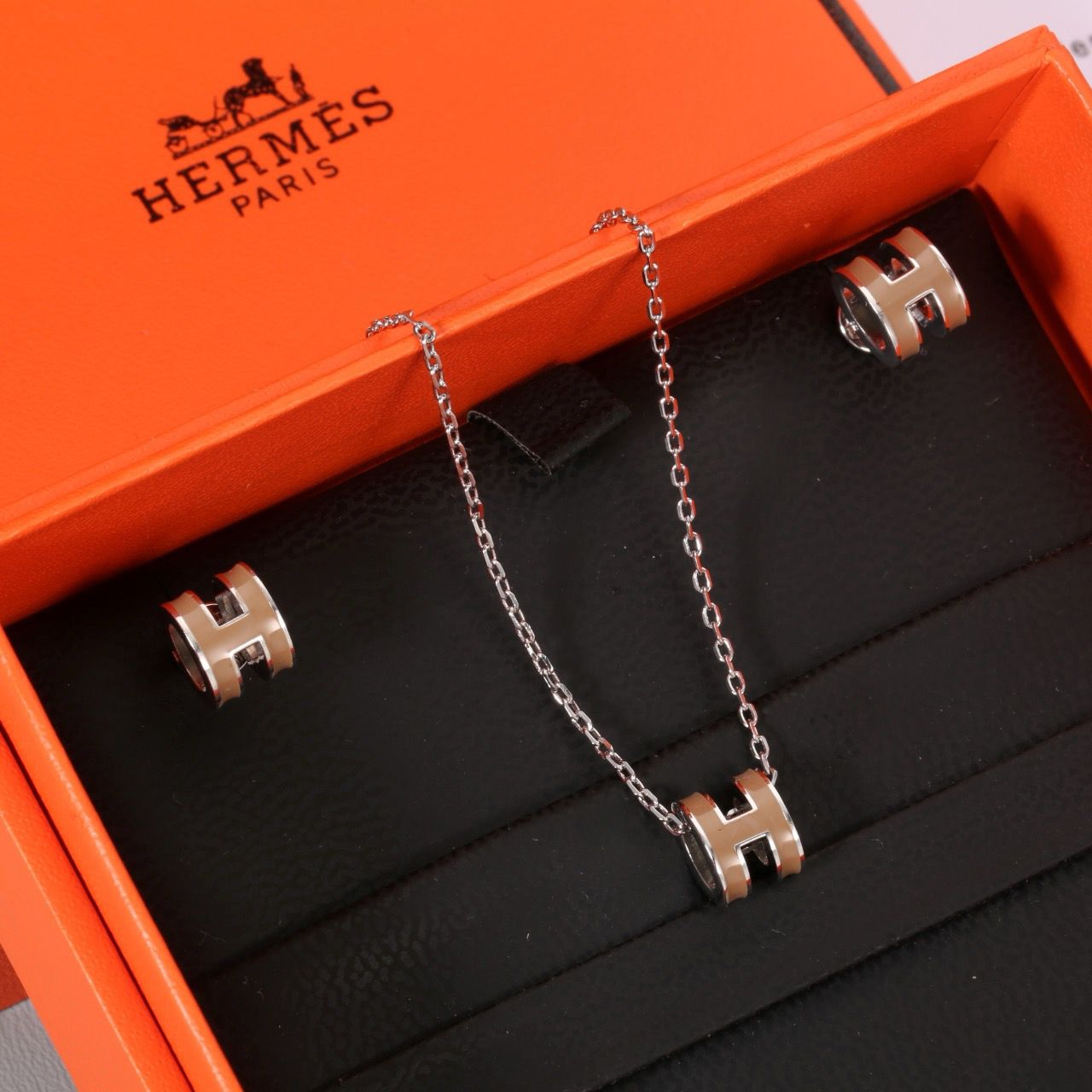 Hermes H Necklace
