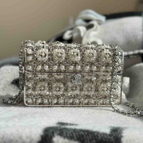 chanel sequin bag