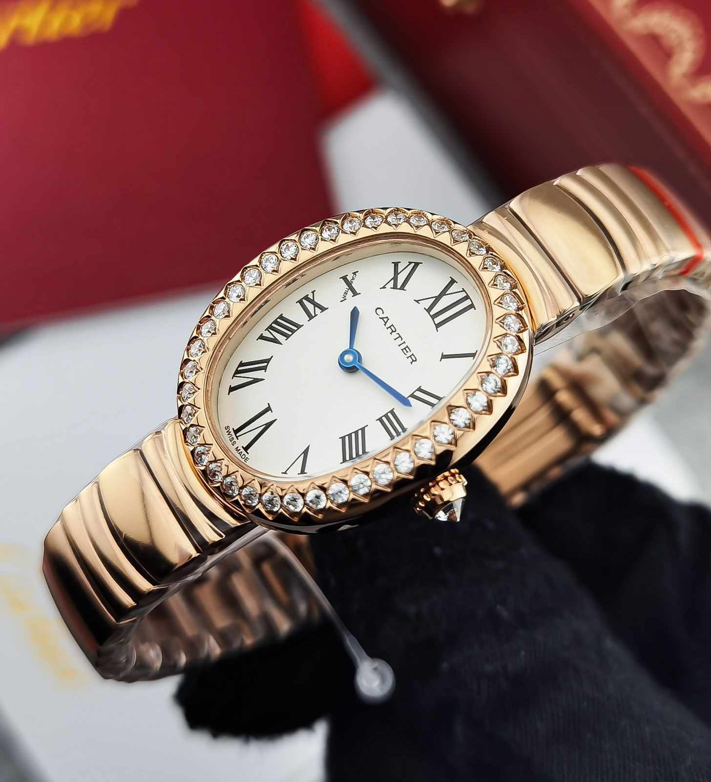 Cartier Baignoire Diamond Mini Quartz Women Watch
