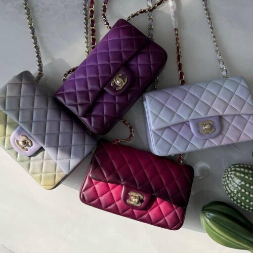 Chanel Mini Rectangular Ombre Flap Bag