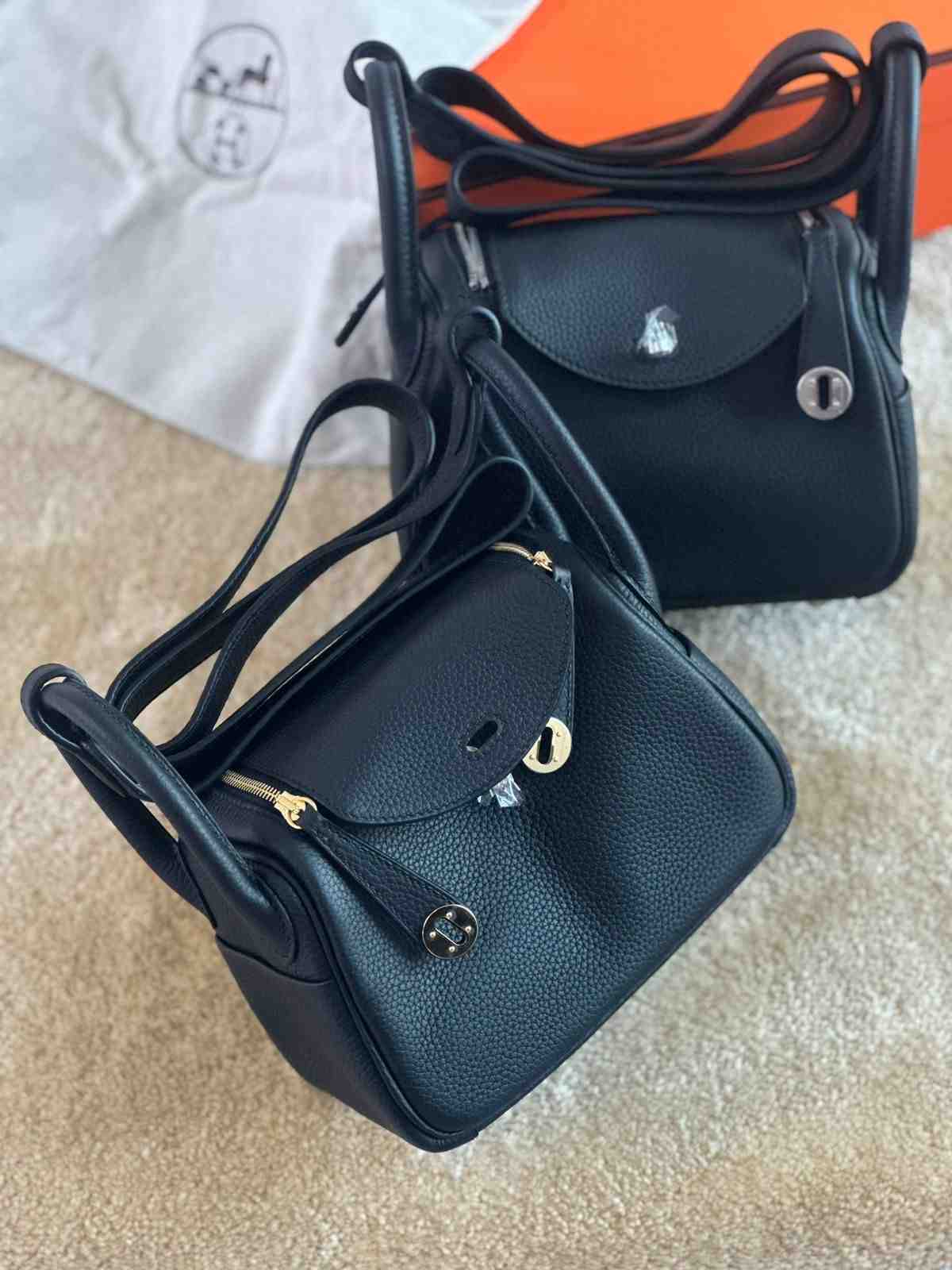 hermes mini lindy black