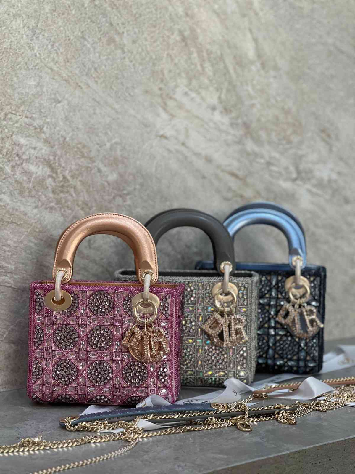 dior embroidered bag