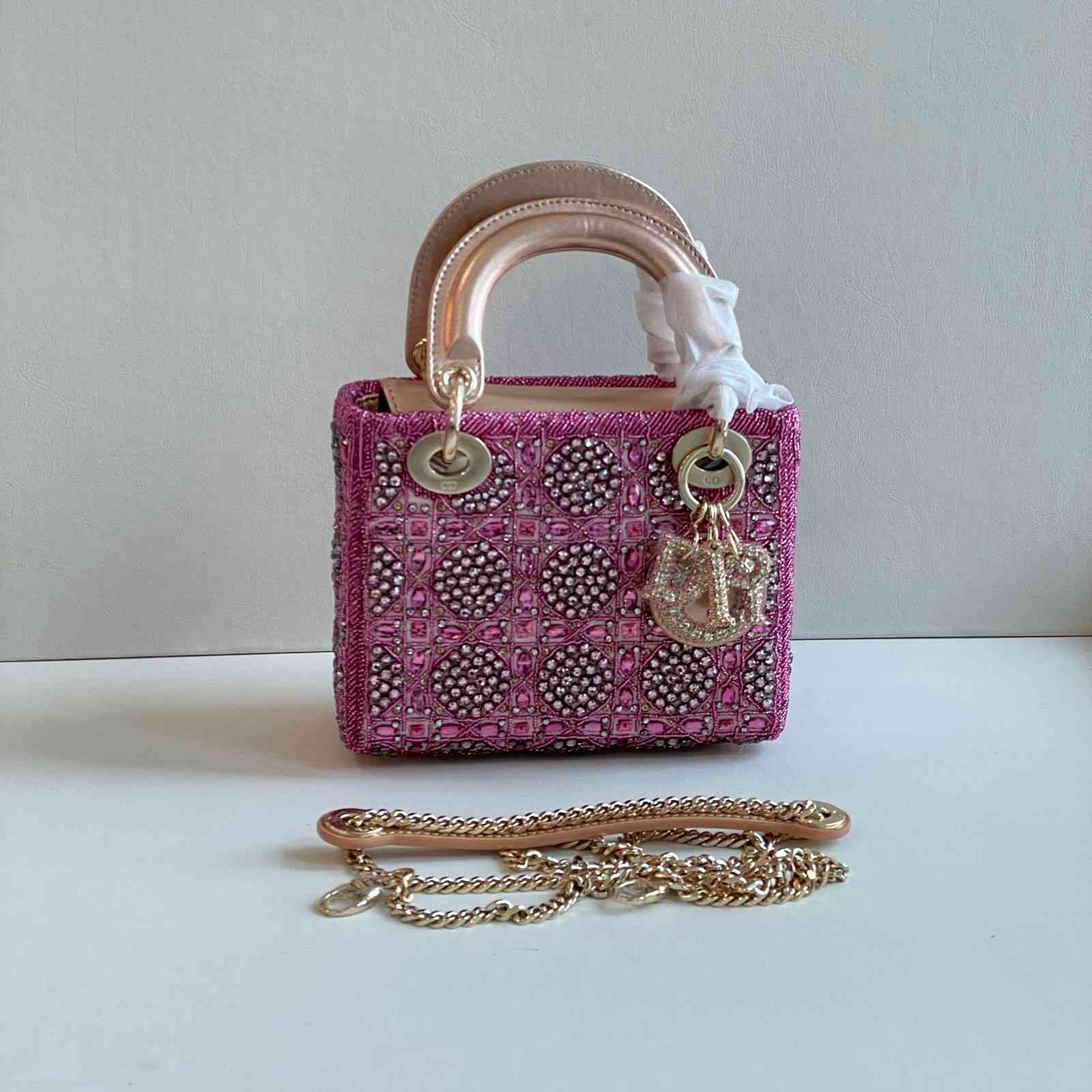 dior embroidered bag