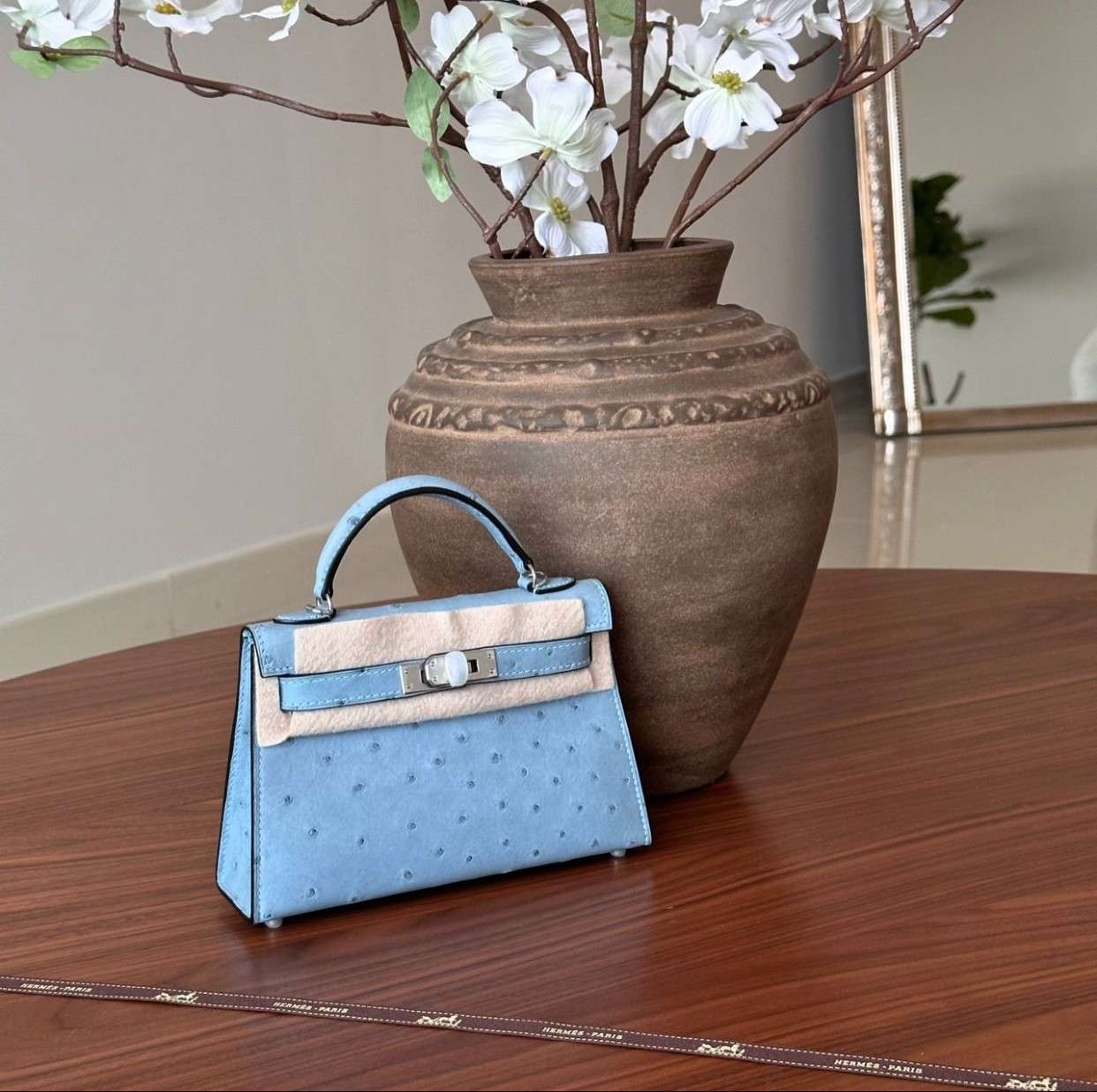 hermes kelly 20 ostrich