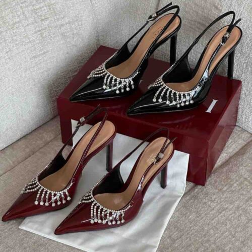 gucci crystal embellished pumps