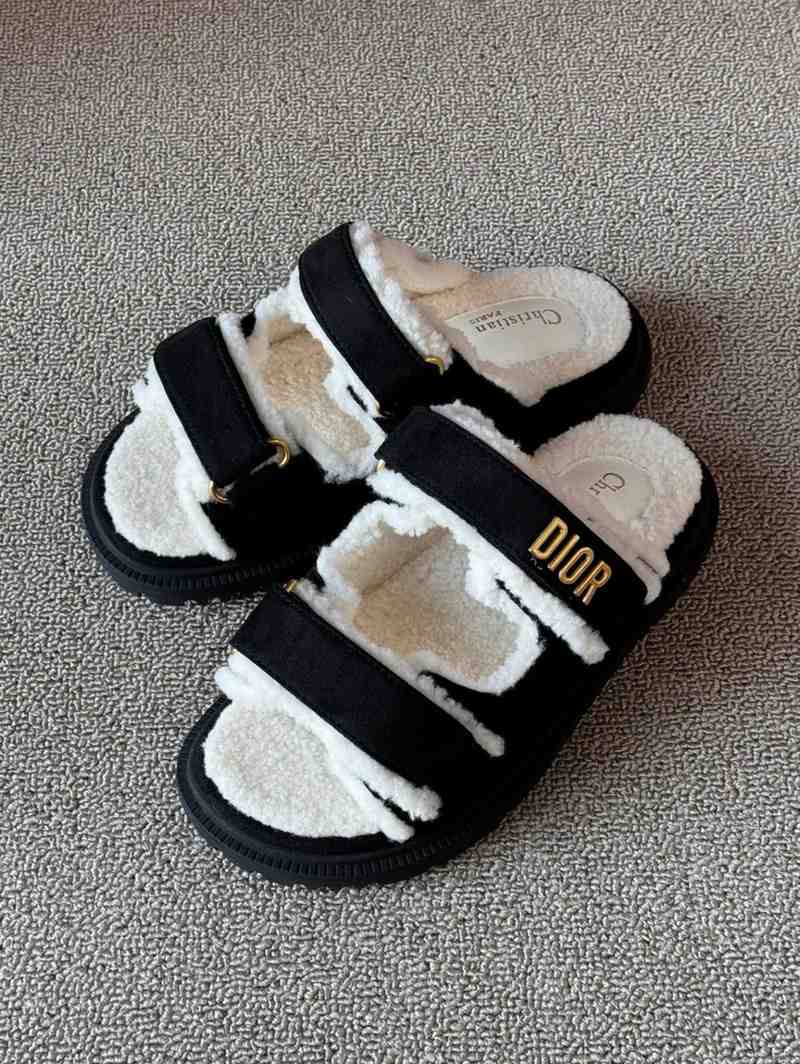 dior Dioract slides black