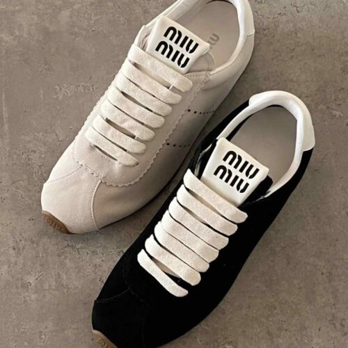 Miu Miu Plume Suede Women Sneakers