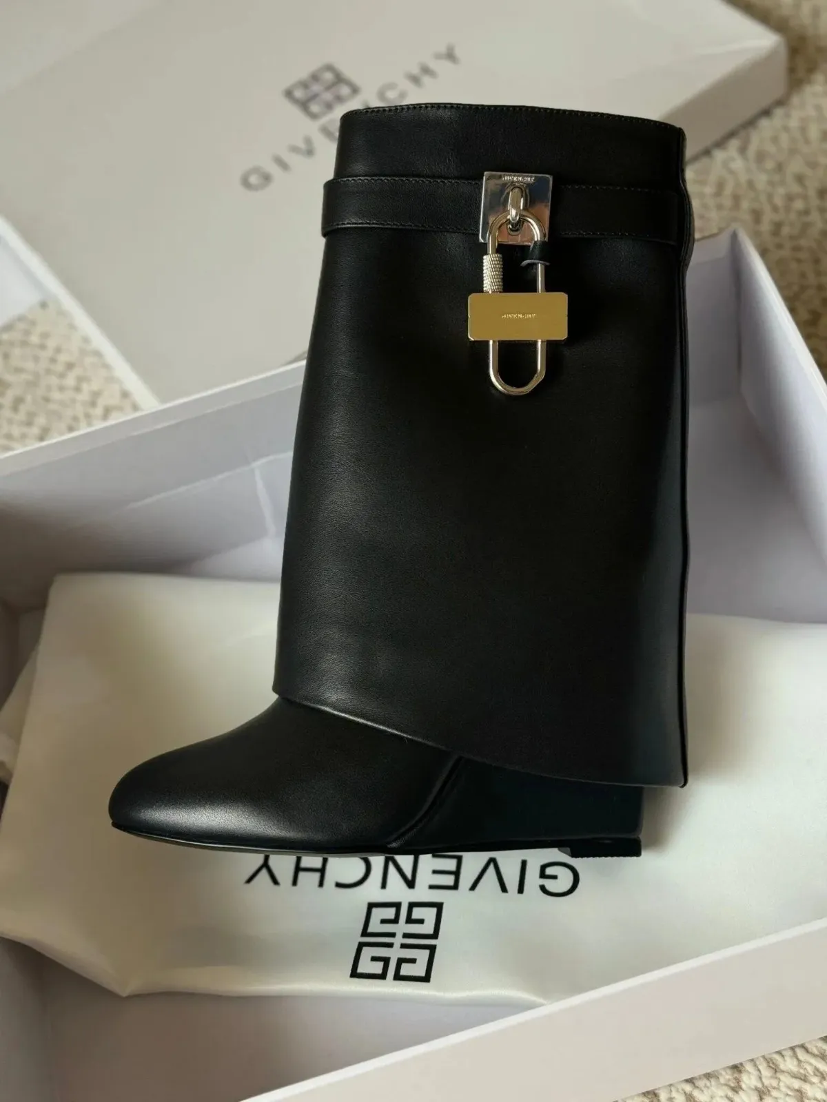 givenchy shark boots